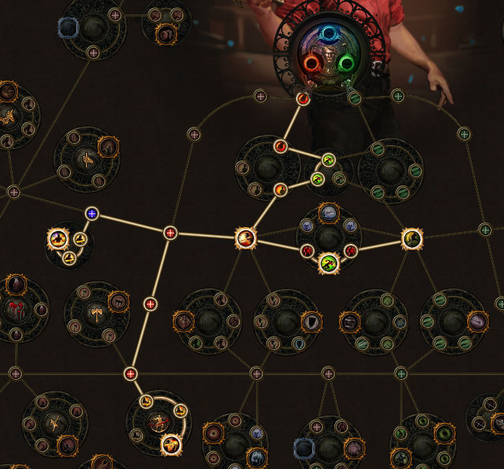 PoE 3.12 Champion Earthshatter Early Game Passive Skill Tree